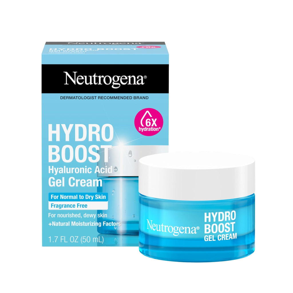 Neutrogena Hydro Boost Gel Cream, 48 Hr Hydration for Normal/Dry Skin, Fragrance Free - FENGGESTORE20