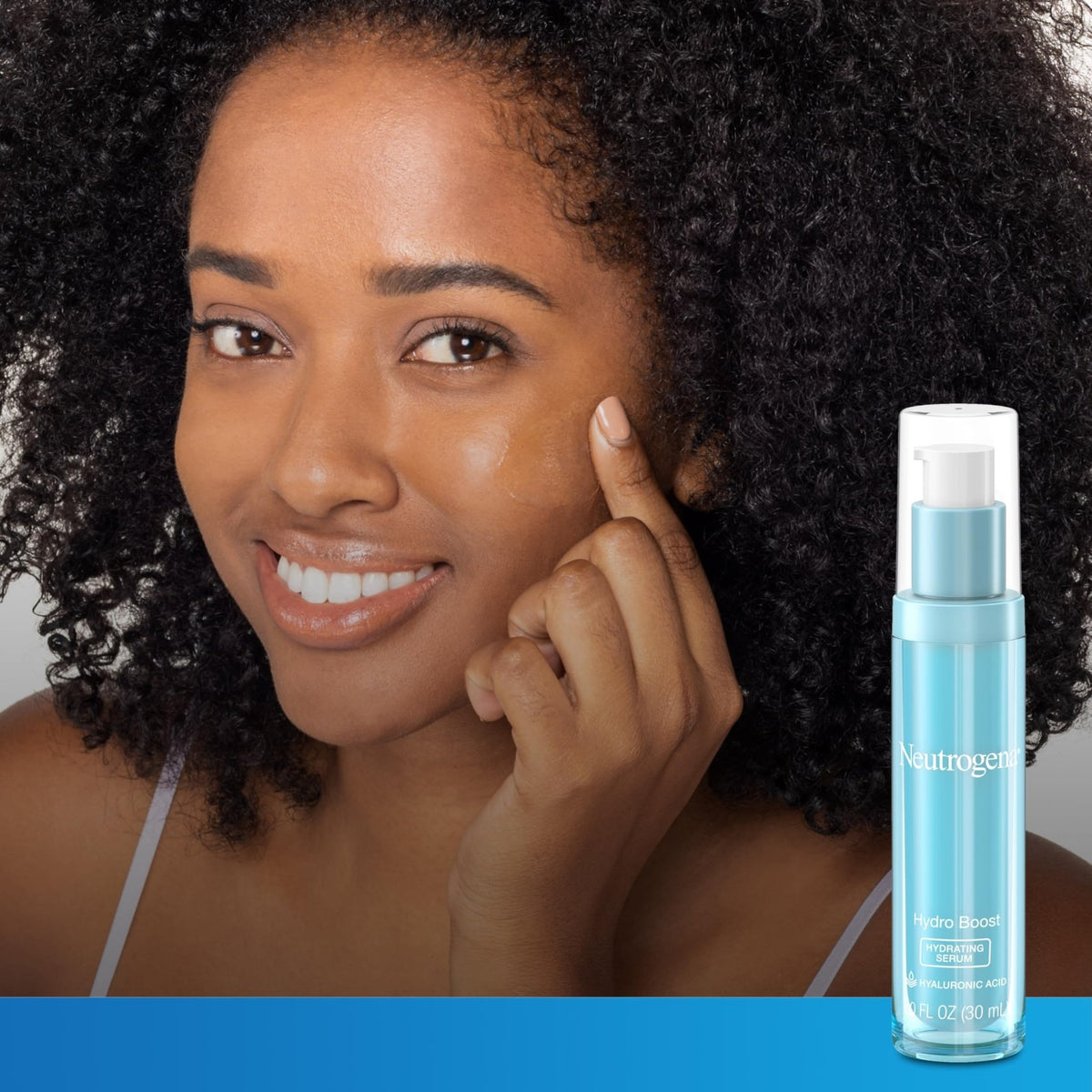 Neutrogena Hydro Boost Hydrating Hyaluronic Acid Face & Neck Serum, Fast-Absorbing - FENGGESTORE20