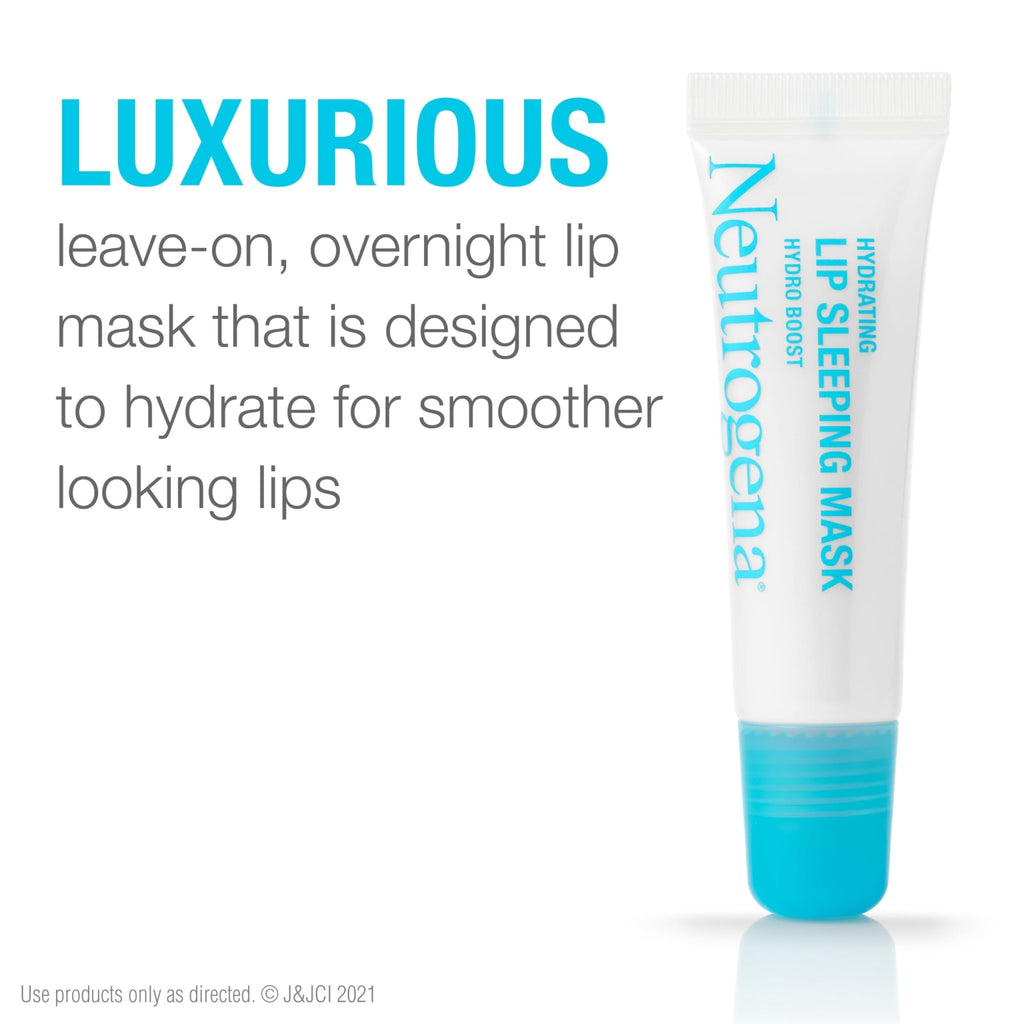 Neutrogena Hydro Boost Hydrating Lip Sleeping Mask with Hyaluronic Acid, Clear Overnight and Daily Moisturizing Treatment - FENGGESTORE20