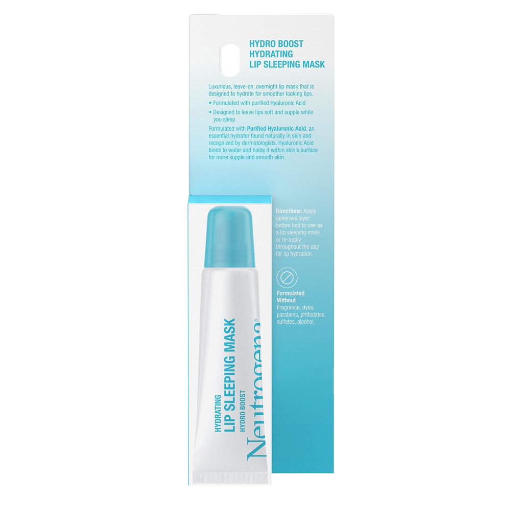 Neutrogena Hydro Boost Hydrating Lip Sleeping Mask with Hyaluronic Acid, Clear Overnight and Daily Moisturizing Treatment - FENGGESTORE20