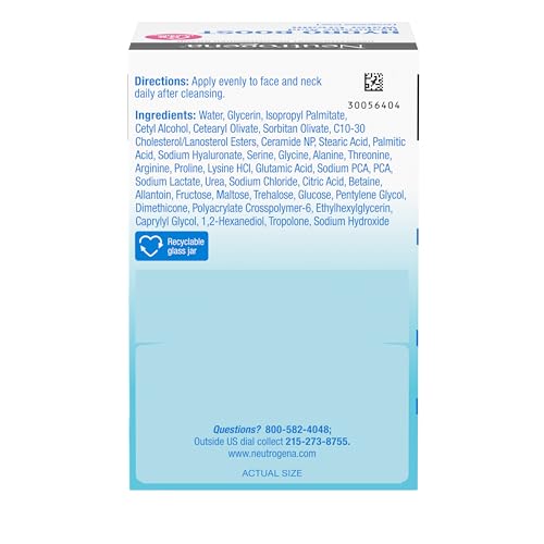 Neutrogena Hydro Boost Water Cream, 72 Hr Hydration for Normal/Extra Dry Skin, Fragrance Free, Face Moisturizer with Hyaluronic Acid, 1.7 oz - FENGGESTORE20