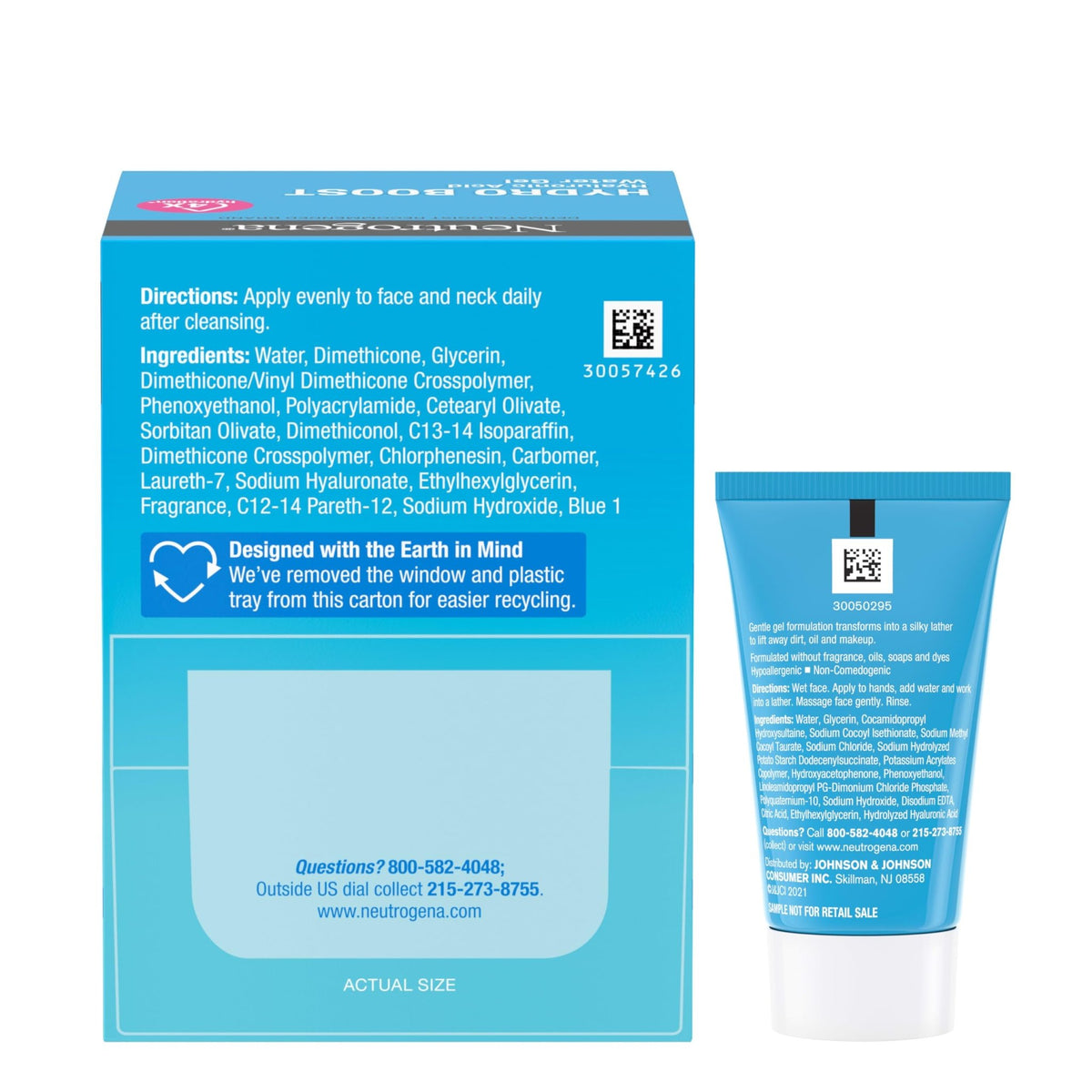 Neutrogena Hydro Boost Water Gel, Hyaluronic Acid Facial Moisturizer for Normal to Oily Skin, Hydrating Face Moisturizer, - FENGGESTORE20