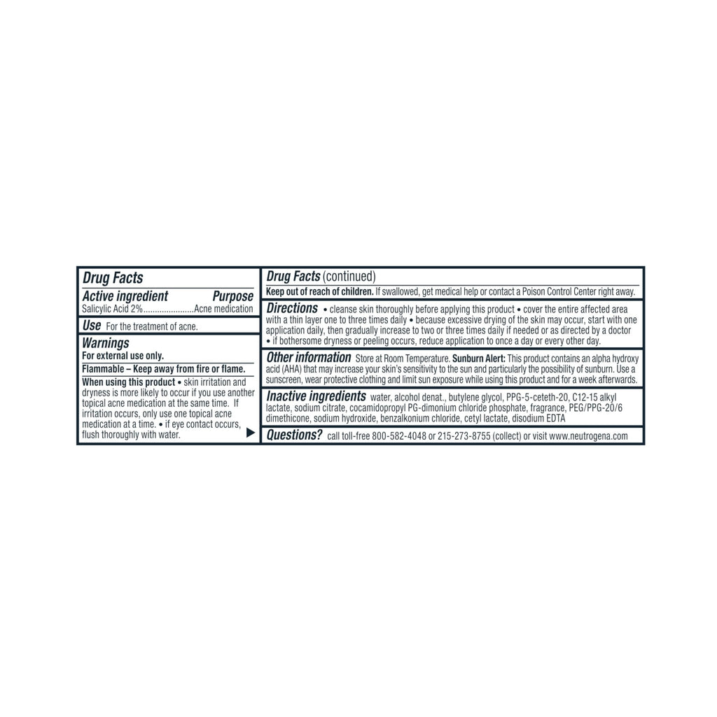 Neutrogena Rapid Clear Maximum Strength Acne Treatment Pads - Salicylic Acid Formula - FENGGESTORE20