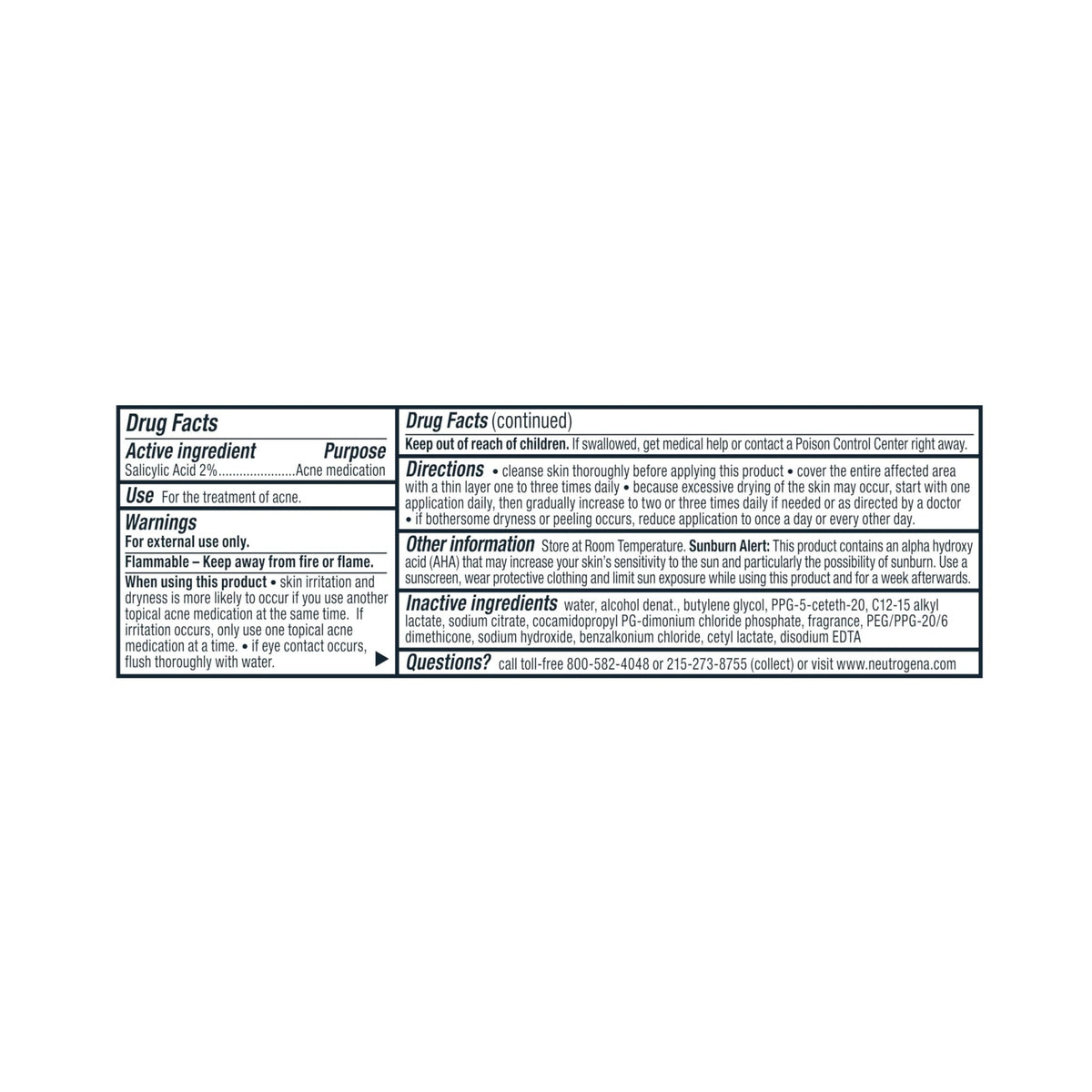 Neutrogena Rapid Clear Maximum Strength Acne Treatment Pads - Salicylic Acid Formula - FENGGESTORE20
