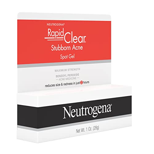 Neutrogena Rapid Clear Stubborn Acne Spot Treatment Gel, Maximum Strength 10% Benzoyl Per-oxide - FENGGESTORE20
