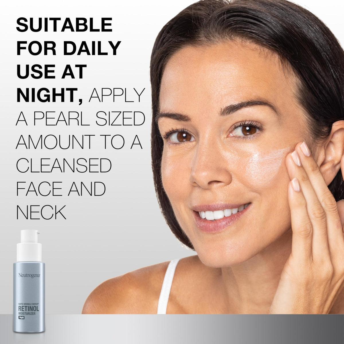Neutrogena Retinol Face Moisturizer Cream, Rapid Wrinkle Repair, Anti-Wrinkle Night Moisturizer, Anti-Wrinkle Face & Neck Cream - FENGGESTORE20