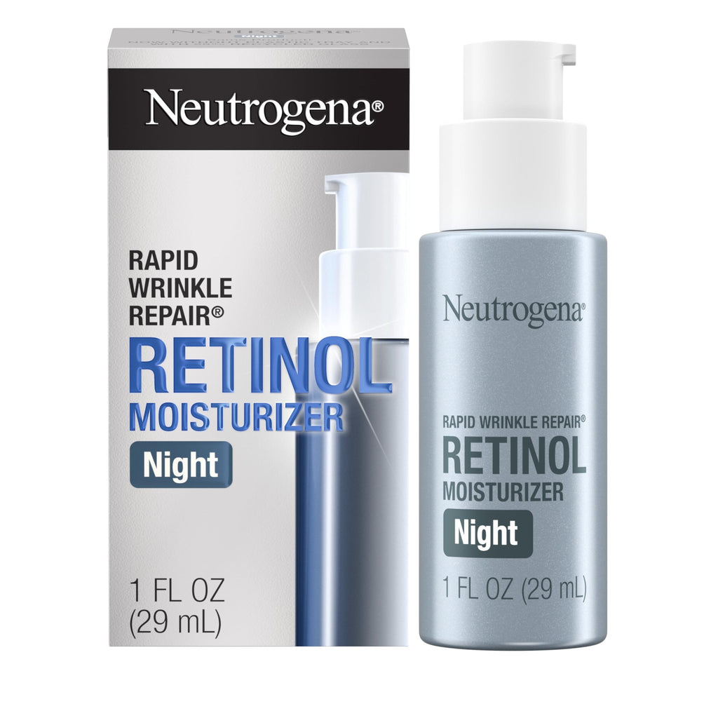 Neutrogena Retinol Face Moisturizer Cream, Rapid Wrinkle Repair, Anti-Wrinkle Night Moisturizer, Anti-Wrinkle Face & Neck Cream - FENGGESTORE20