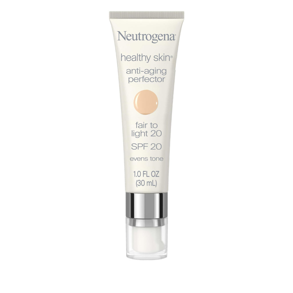 Neutrogena Retinol Treatment and Tinted Facial Moisturizer, Healthy Skin Anti-Aging Perfector with Broad Spectrum SPF 20 Sunscreen - FENGGESTORE20