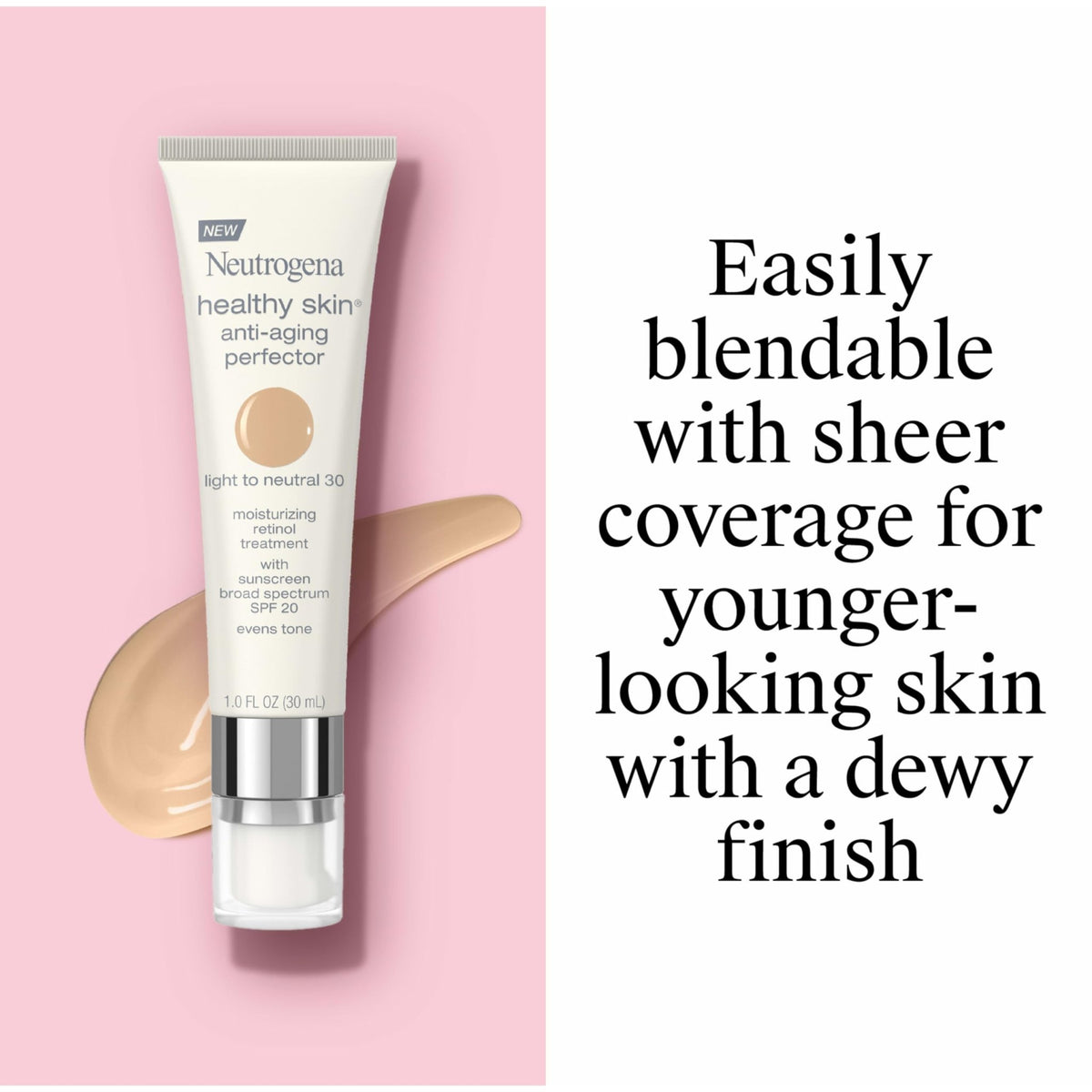 Neutrogena Retinol Treatment & Tinted Facial Moisturizer, Healthy Skin Anti-Aging Perfector - FENGGESTORE20