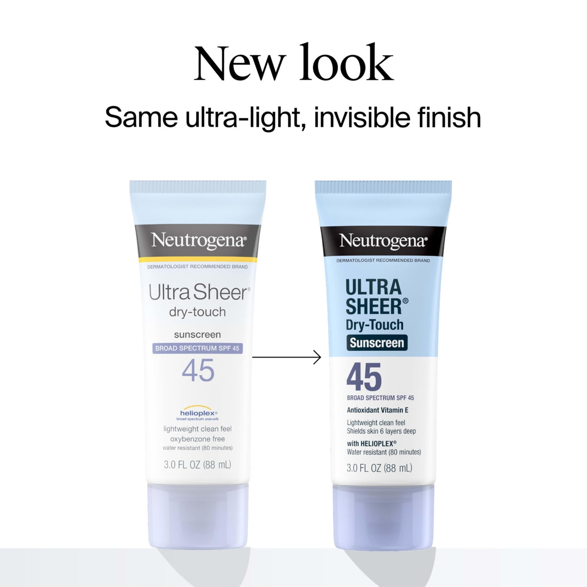 Neutrogena Ultra Sheer Dry-Touch Sunscreen For Face & Body, SPF 45 Broad Spectrum UVA/UVB Protection - FENGGESTORE20