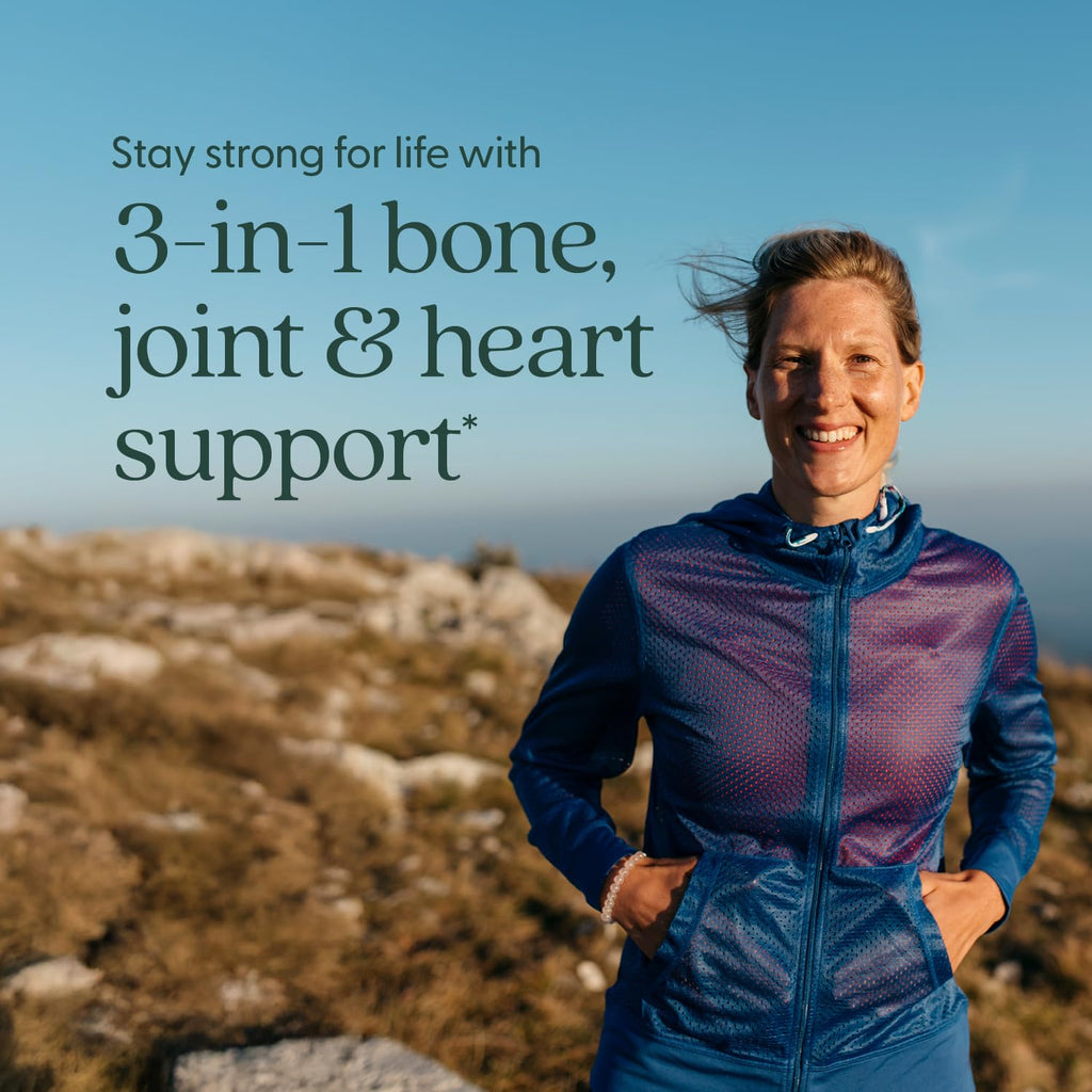 New Chapter Calcium Supplement - Bone Strength Plant-Based USDA Organic Calcium with Magnesium, Vitamin D3+K2, for Bone Health & Joint Mobility, Heart Support - FENGGESTORE20