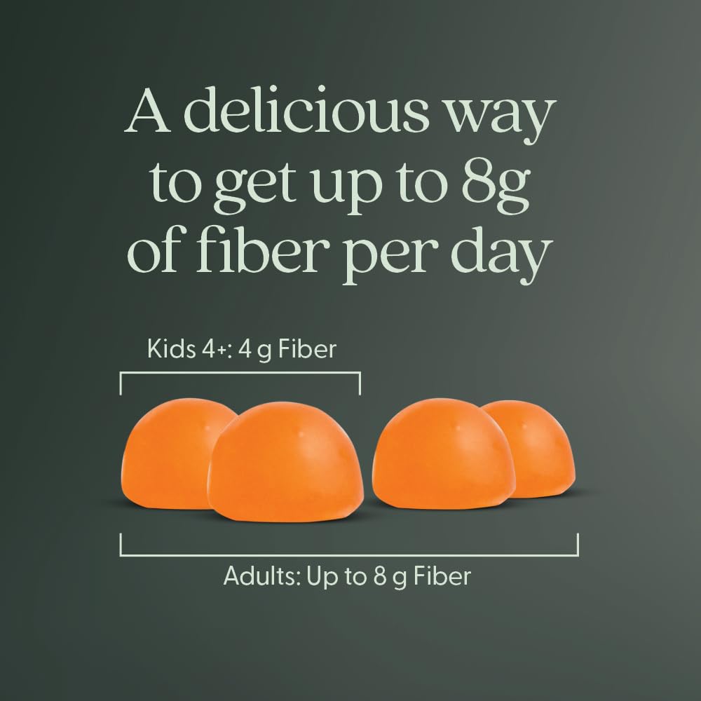 New Chapter Organic Fiber Gummies for Adults & Kids (Age 4+), Plant-Based Prebiotic Fiber for Digestive Health, Vegan, Non-GMO, USDA Organic - FENGGESTORE20