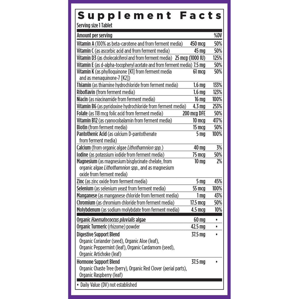 New Chapter Women’s Multivitamin 55+, Astaxanthin, B6, B12, D3, Vitamin C & Zinc, Immune, Heart, Cellular Energy, and Bone Support, Gentle on The Stomach - FENGGESTORE20