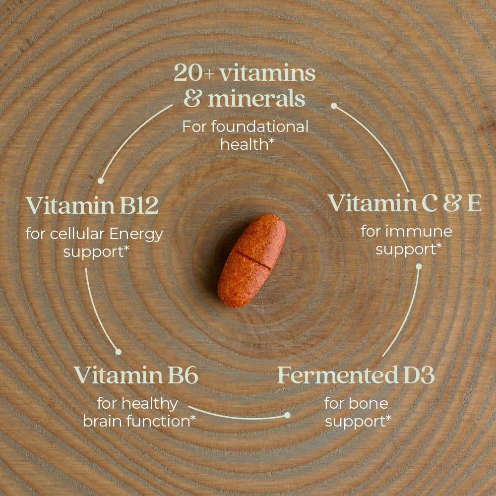 New Chapter Women’s Multivitamin 55+, Astaxanthin, B6, B12, D3, Vitamin C & Zinc, Immune, Heart, Cellular Energy, and Bone Support, Gentle on The Stomach - FENGGESTORE20