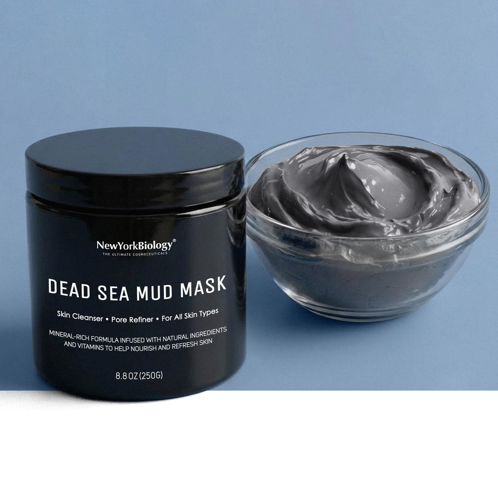 New York Biology Dead Sea Mud Mask for Face and Body | Spa Quality Pore Refiner for Oily Skin | Natural Skincare for Women & Men - FENGGESTORE20