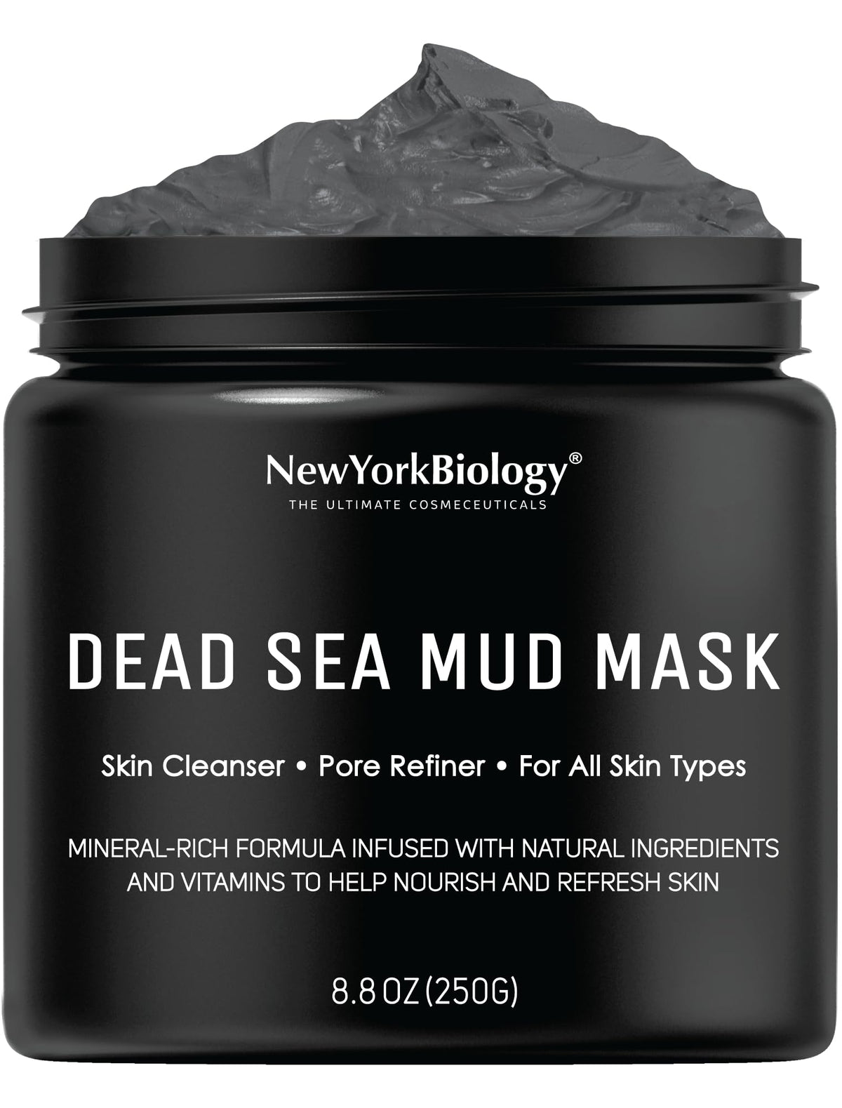 New York Biology Dead Sea Mud Mask for Face and Body | Spa Quality Pore Refiner for Oily Skin | Natural Skincare for Women & Men - FENGGESTORE20