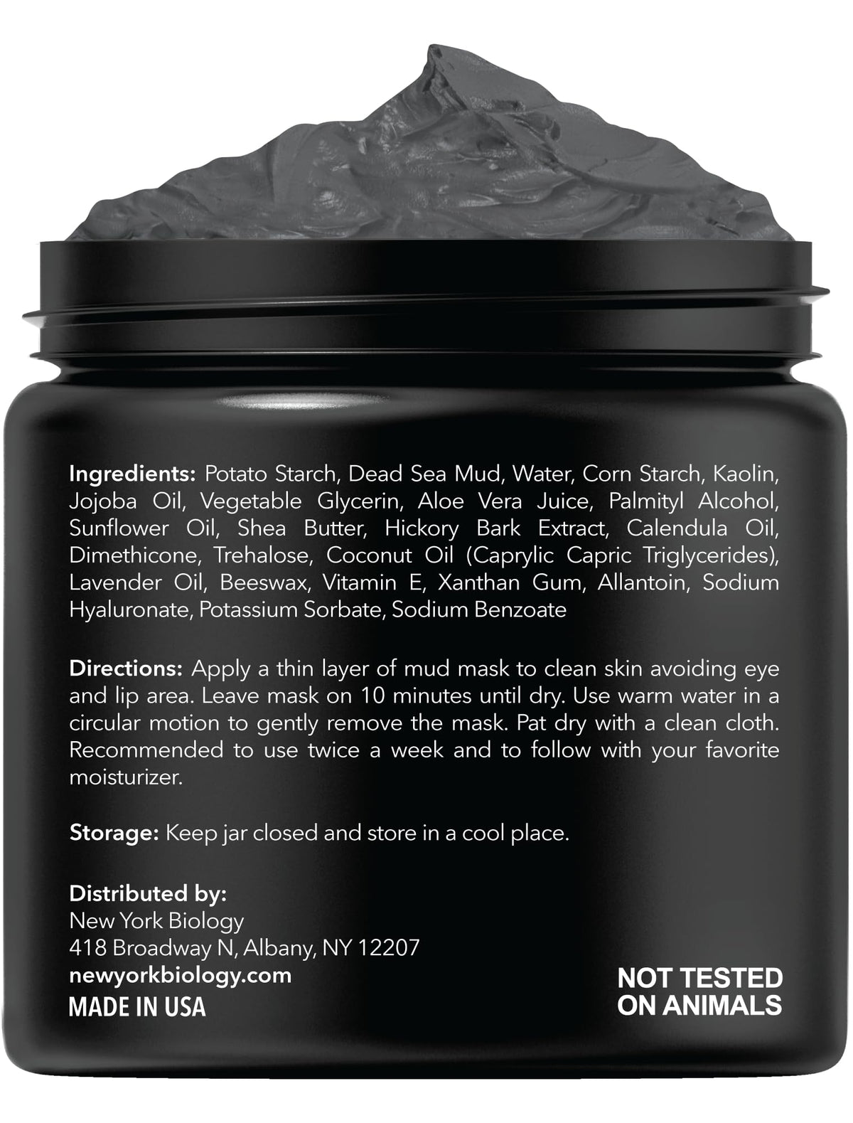 New York Biology Dead Sea Mud Mask for Face and Body | Spa Quality Pore Refiner for Oily Skin | Natural Skincare for Women & Men - FENGGESTORE20