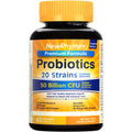 NewRhythm Probiotics 50 Billion CFU 20 Strains, 60 Veggie Capsules, Targeted Release Technology, Stomach Acid Resistant - FENGGESTORE20
