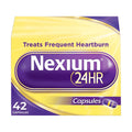 Nexium 24HR Acid Reducer Heartburn Relief Capsules for All-Day and All-Night Protection from Frequent Heartburn, Heartburn Medicine with Esomeprazole Magnesium - 42 Count - FENGGESTORE20