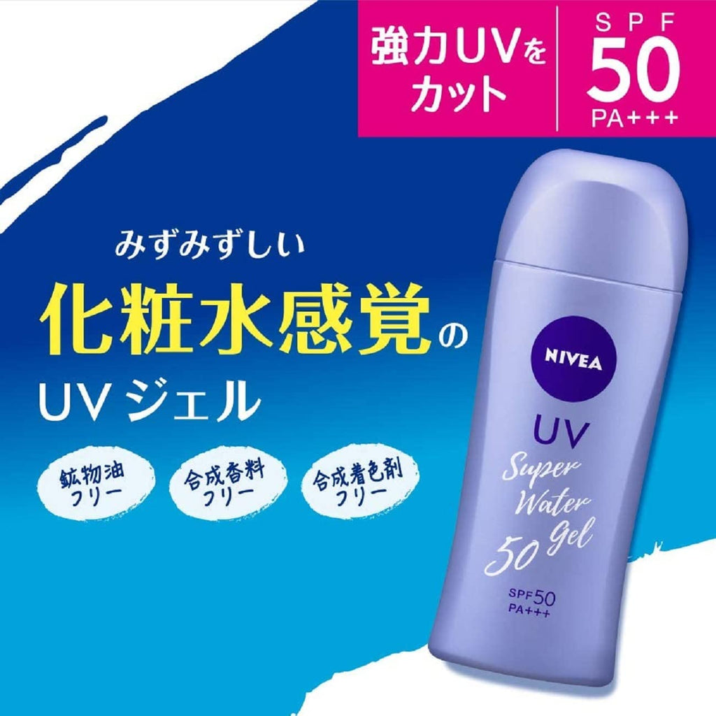 NIVEA SUN Protect Super Water Gel SPF 50 PA+++ 140g Squeeze bottle - FENGGESTORE20