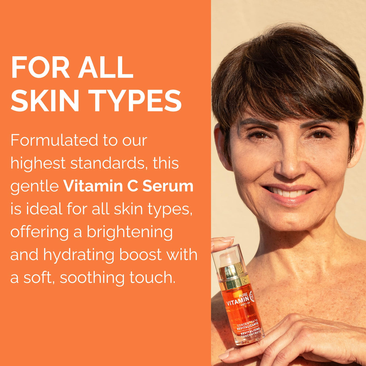 Noche Y Dia Vitamin C Serum for Mature Skin - Made in Spain - Anti Aging Formula Hydrates, Moisturizes, Firms - Targets Sun Spots - FENGGESTORE20