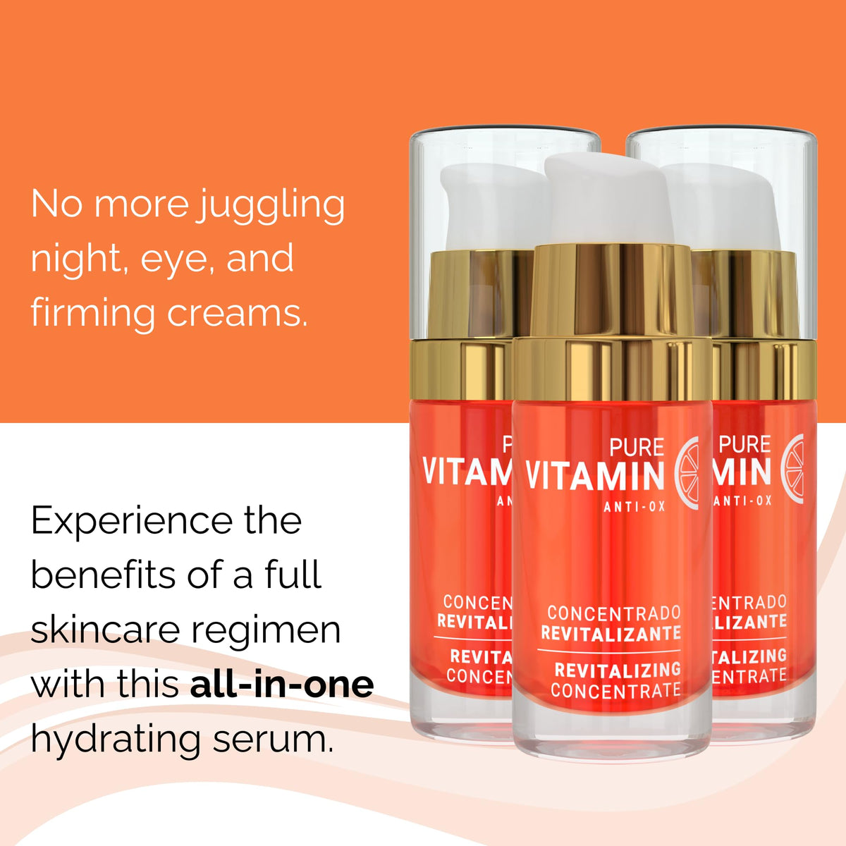 Noche Y Dia Vitamin C Serum for Mature Skin - Made in Spain - Anti Aging Formula Hydrates, Moisturizes, Firms - Targets Sun Spots - FENGGESTORE20