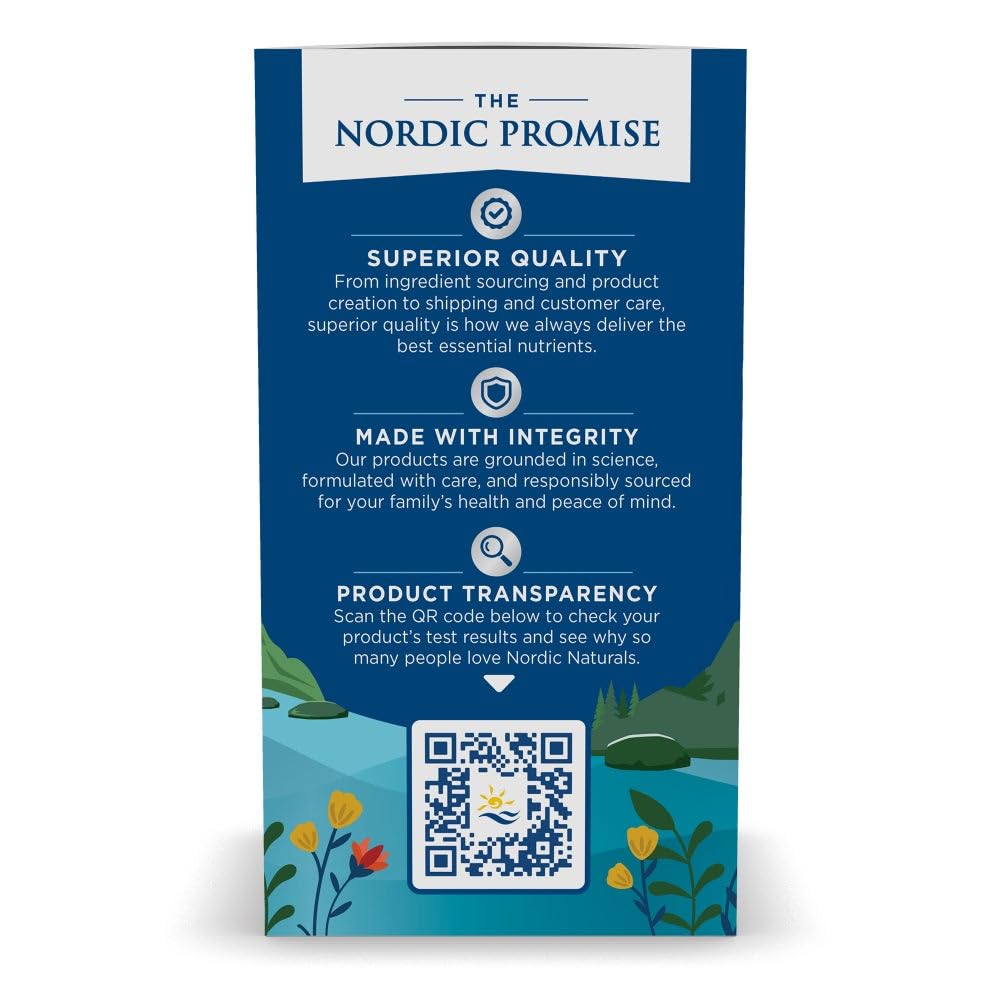 Nordic Naturals Arctic Cod Liver Oil, Lemon - 180 Soft Gels - 750 mg Total Omega-3s with EPA & DHA - Heart & Brain Health, Healthy Immunity, Overall Wellness - Non-GMO - 60 Servings - FENGGESTORE20