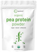 North America Grown, Organic Pea Protein Powder, 1KG (2.2 Pounds) | Plant-Based Vegan Protein, Meatless Protein Supplement, Natural Branched Chain Amino Acids | Non-GMO, Soy Free - FENGGESTORE20