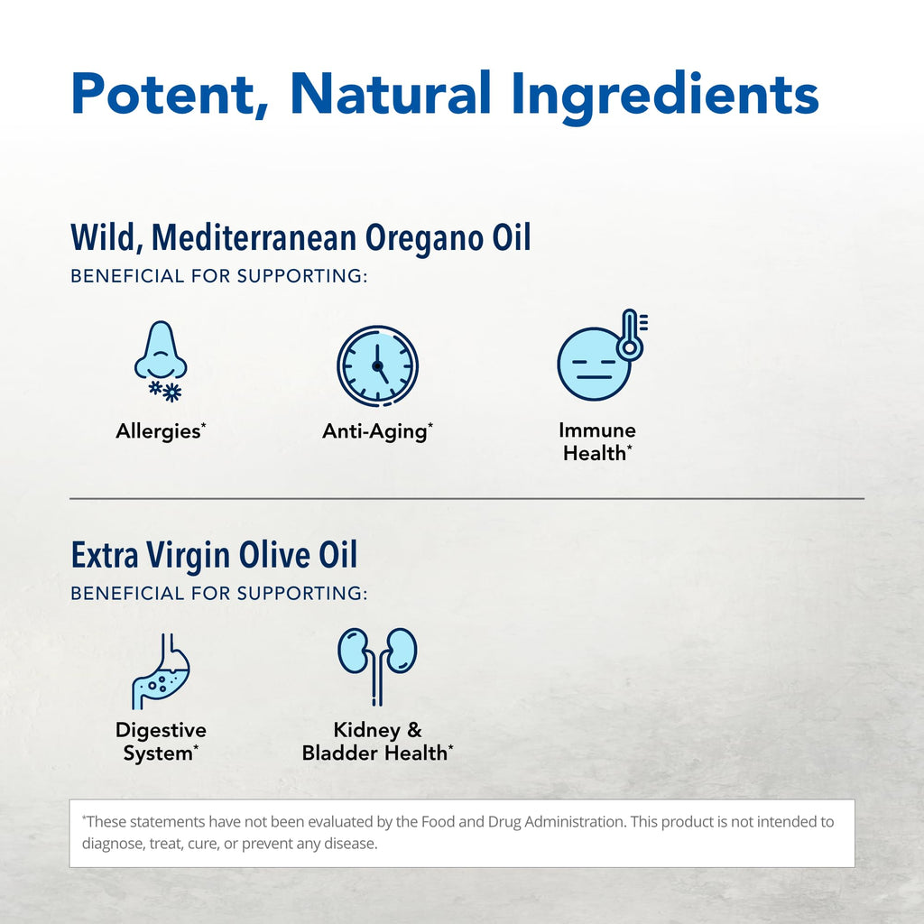 NORTH AMERICAN HERB & SPICE Oreganol - 1 fl. oz. - Unprocessed, Wild, Organic Oregano Oil - FENGGESTORE20