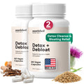 Nourished Natural Health Detox + Debloat - Detox Cleanse and Bloating Relief for Women - Liver and Digestive Support with Milk Thistle - FENGGESTORE20
