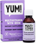 NovaFerrum Yum | Multivitamin with Iron for Infants, Toddlers & Kids Ages 4 & Under | Immune Support | Gluten Free Certified - FENGGESTORE20