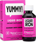 NovaFerrum Yummy | Pediatric Drops Liquid Iron Supplement for Infants and Toddlers | Liquid Iron for Kids | 15mg of Iron Per 1mL Dose | Ages 4 & Under - FENGGESTORE20