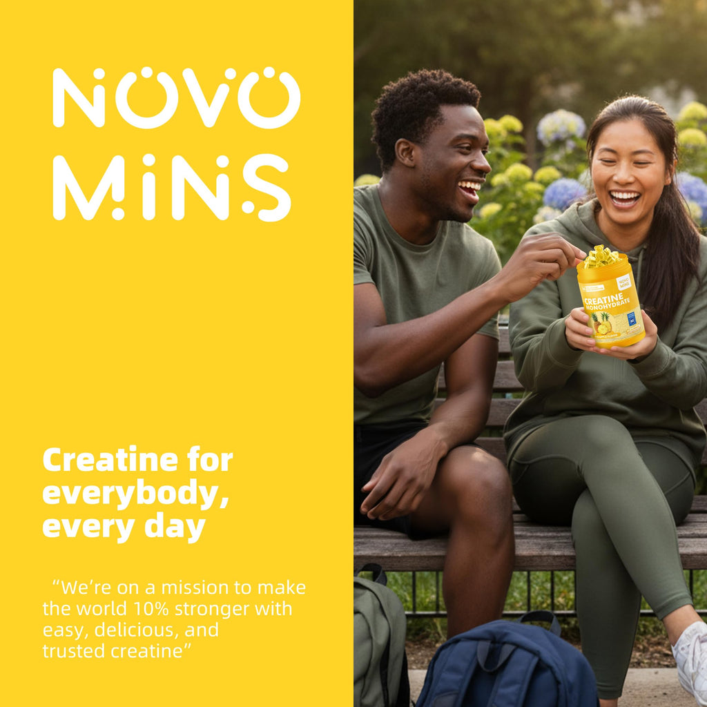 novomins Creatine Monohydrate Gummies for Men & Women, Chewables Creatine Monohydrate for Muscle Strength, Muscle Builder, Energy Boost, Pre-Workout Supplement - FENGGESTORE20