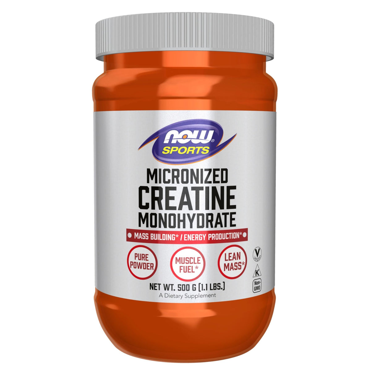 NOW Foods Sports Nutrition, Micronized Creatine Powder 500 g, Mass Building*/Energy Production*, 1.1-Pound - FENGGESTORE20