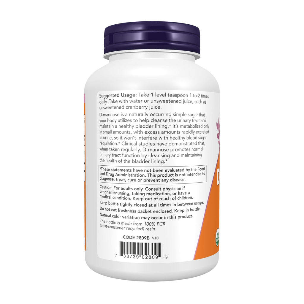 NOW Foods Supplements, D-Mannose Powder, Non-GMO Project Verified, Healthy Urinary Tract*, 6-Ounce - FENGGESTORE20