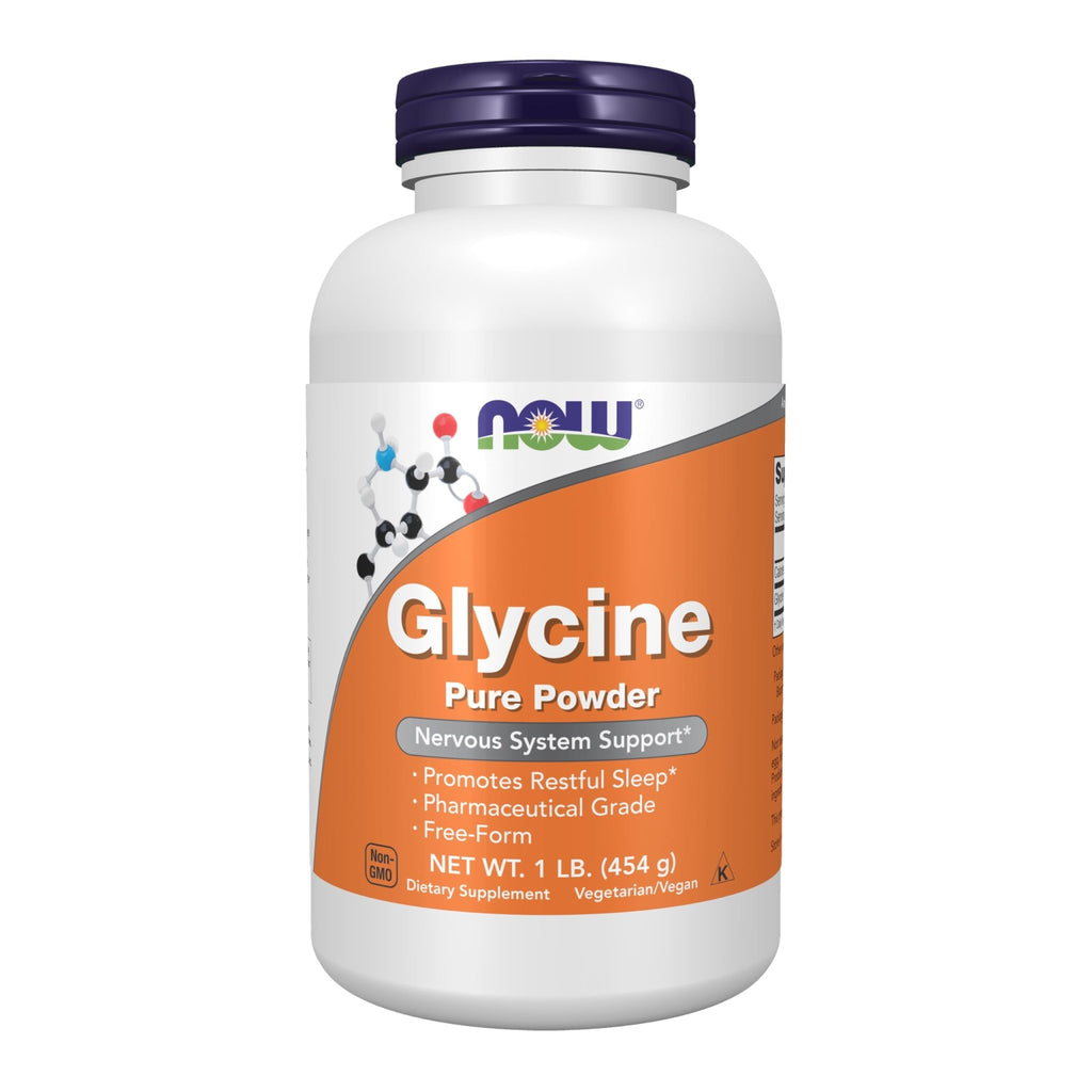 NOW Foods Supplements, Glycine Pure Powder, Promotes Restful Sleep*, Neurotransmitter Support*, 1-Pound - FENGGESTORE20