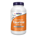NOW Foods Supplements, Taurine 1,000 mg, Double Strength, Nervous System Health*, 250 Veg Capsules - FENGGESTORE20