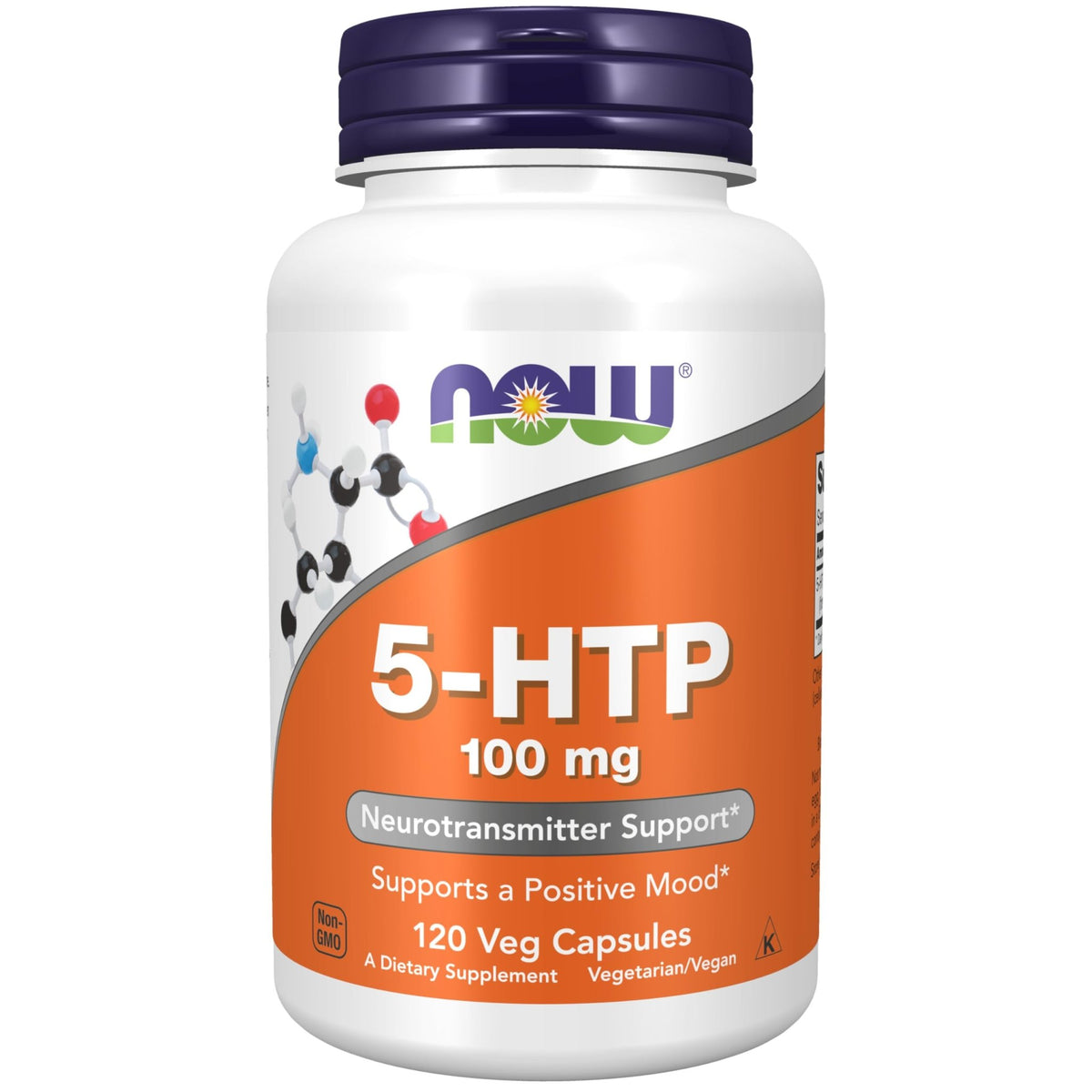 NOW Supplements, 5-HTP (5-hydroxytryptophan) 100 mg, Neurotransmitter Support*, 120 Veg Capsules - FENGGESTORE20