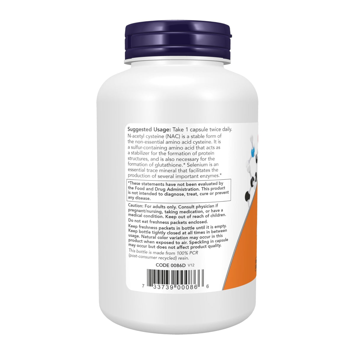 NOW Supplements, NAC (N-Acetyl Cysteine) 600 mg with Selenium, 250 Veg Capsules - FENGGESTORE20