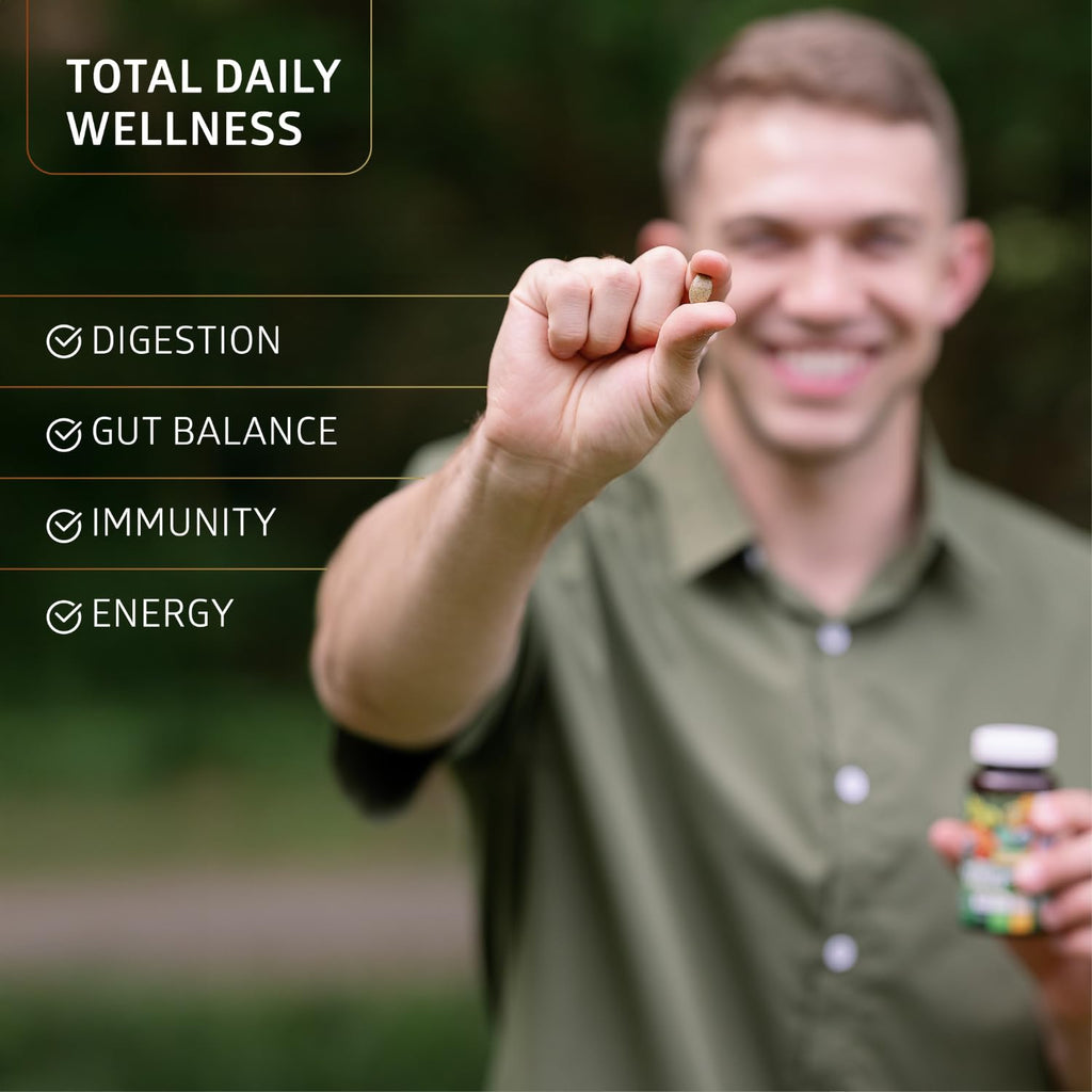 Number One Nutrition USDA Organic and Easy-to-Take Super Greens, Better Than Powder Fruits & Veggies Supplement with 28 Superfood - FENGGESTORE20
