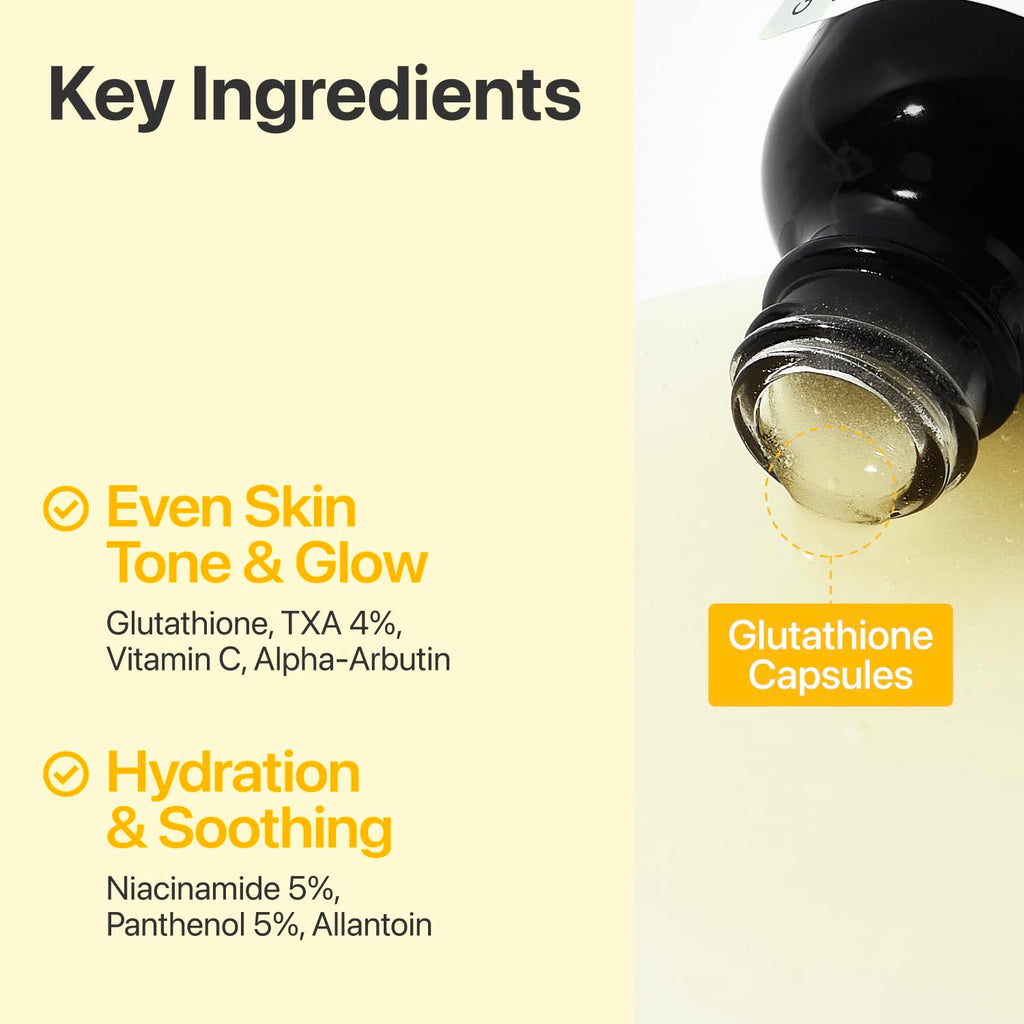 numbuzin No.5 Vitamin Concentrated Serum, Dark Spot Care, Glutathione & Vitamin Serum, Korean Skincare, Tranexamic Acid 4%, Niacinamide 5% - FENGGESTORE20