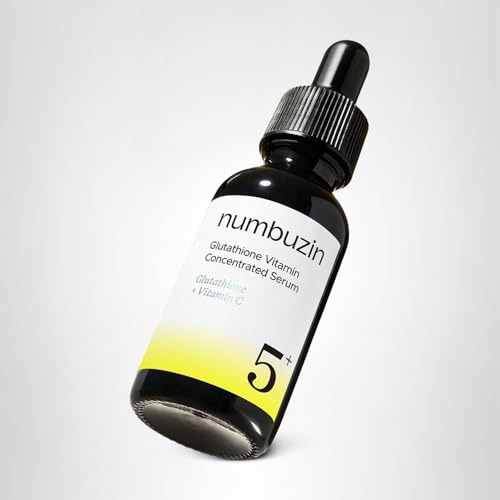 numbuzin No.5 Vitamin Concentrated Serum, Dark Spot Care, Glutathione & Vitamin Serum, Korean Skincare, Tranexamic Acid 4%, Niacinamide 5% - FENGGESTORE20