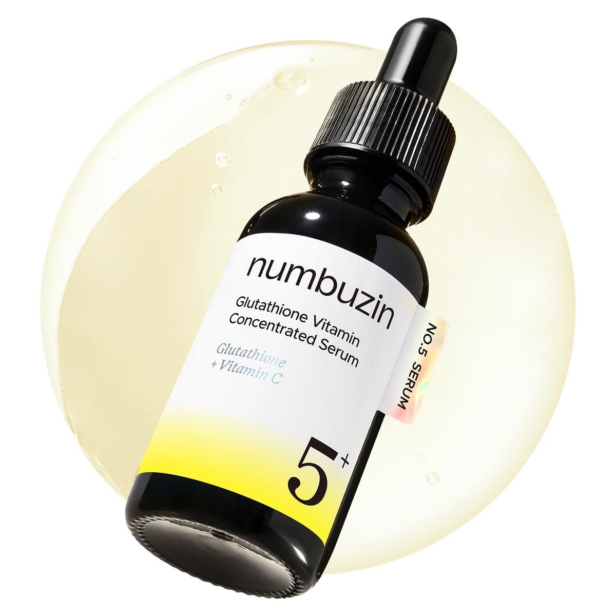 numbuzin No.5 Vitamin Concentrated Serum, Dark Spot Care, Glutathione & Vitamin Serum, Korean Skincare, Tranexamic Acid 4%, Niacinamide 5% - FENGGESTORE20