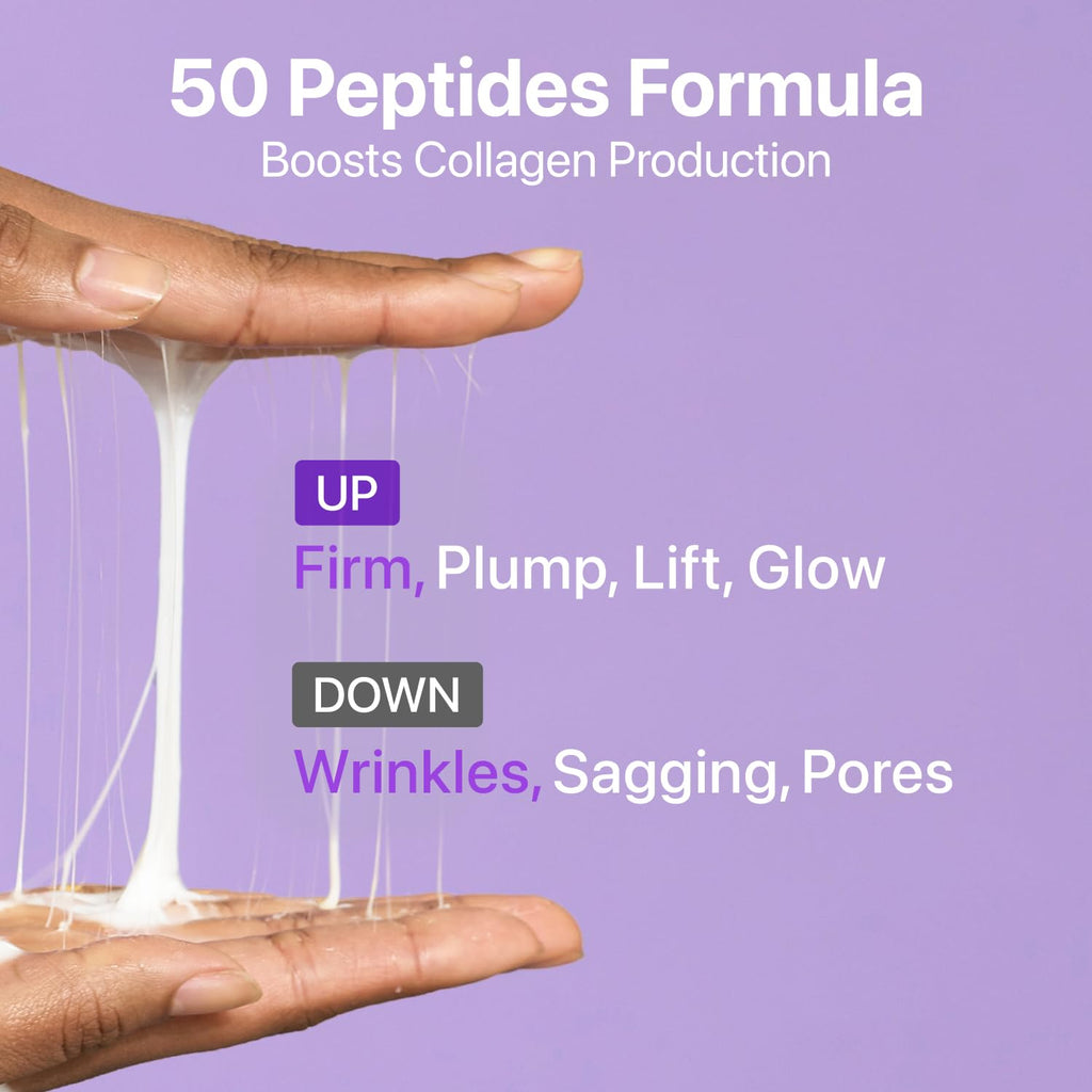 numbuzin No.9 NAD+ Peptide Lifting Serum for Face and Body, Firming & Wrinkles, 50 Peptide Essence for Sagging Skin, Fine Lines & Elasticity - FENGGESTORE20