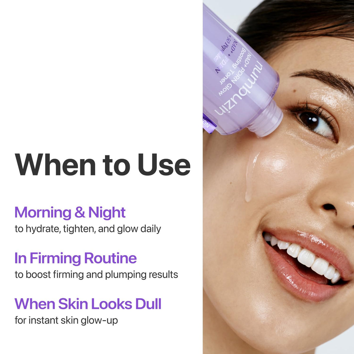 numbuzin No.9 NAD+ Salmon PDRN Glow Boosting Toner, Hydrating & Firming Toner for Wrinkles, Fine Lines & Dull Skin - FENGGESTORE20