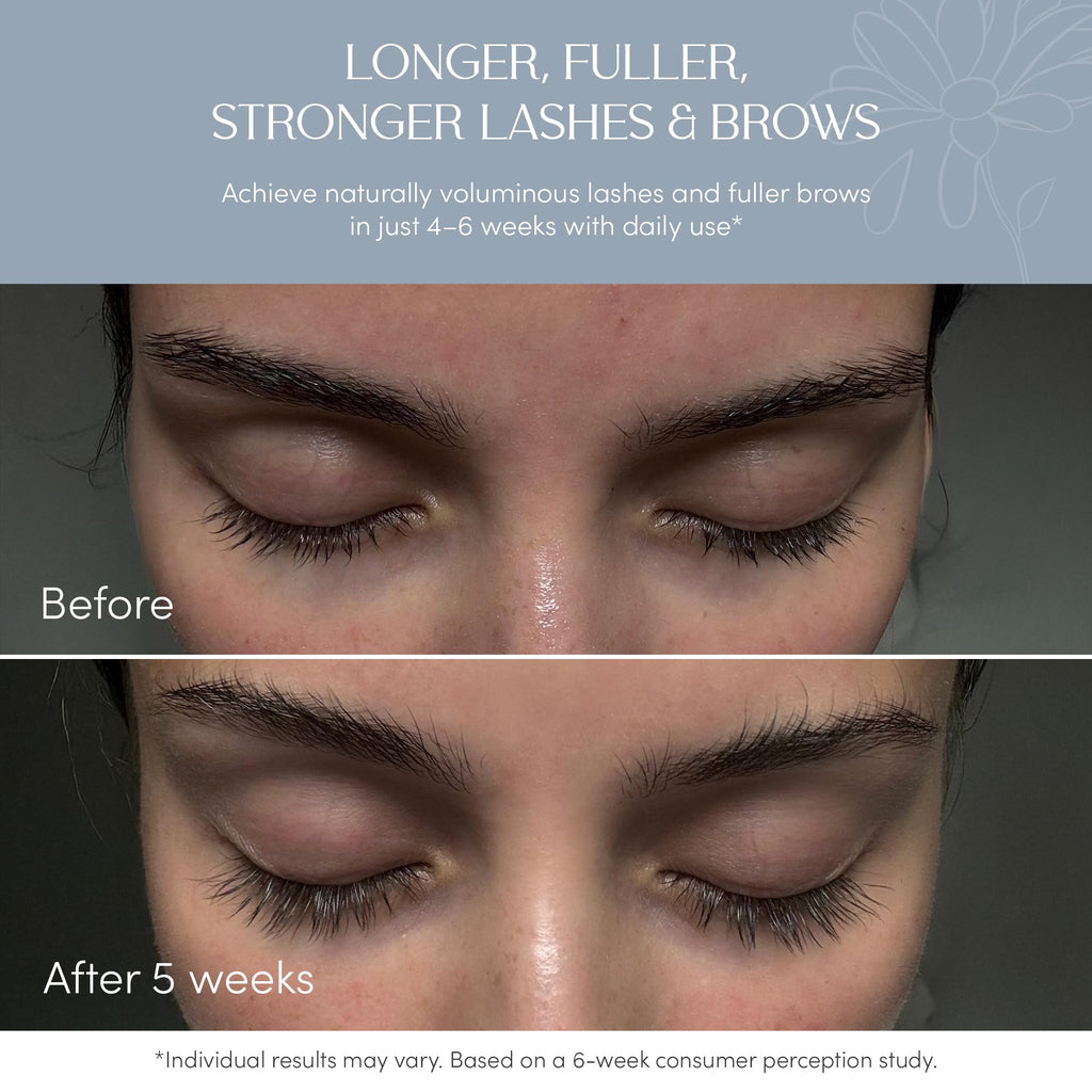 NUNA Eyelash Growth Support Serum 6ml – Eye Lash and Eyebrow Enhancing Serum for Women & Men with Biotin - Korean Multi Peptide & Natural Extracts - FENGGESTORE20