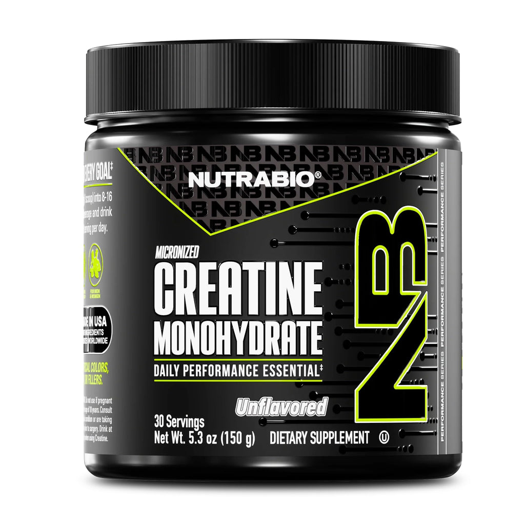 NutraBio Pure Micronized Creatine Monohydrate Powder Supplement, Unflavored, (150 g) - Supports Bulk Muscle Energy, Recovery, and Strength - HPLC Tested Creatine Powder Supplement for Men and Women - FENGGESTORE20