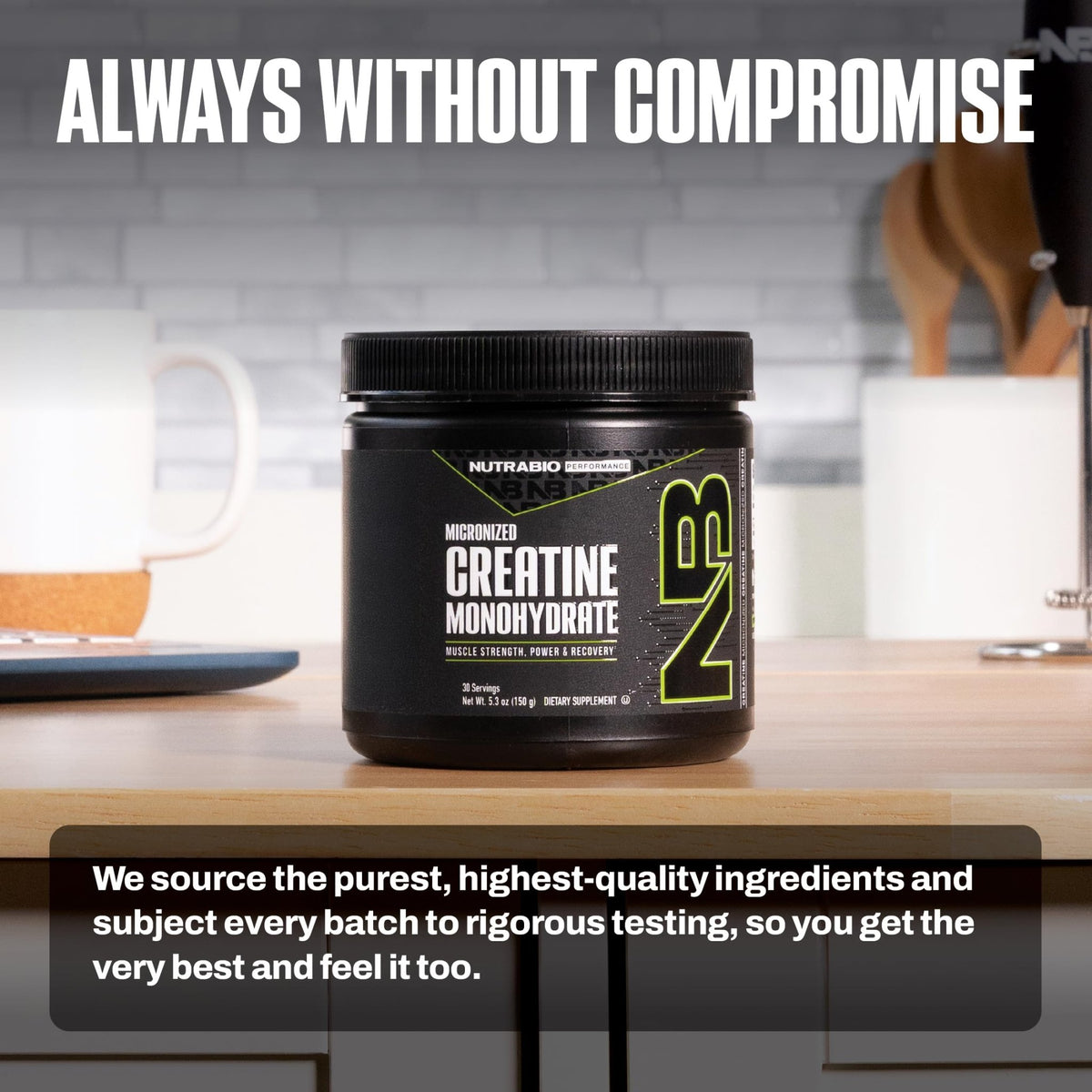NutraBio Pure Micronized Creatine Monohydrate Powder Supplement, Unflavored, (150 g) - Supports Bulk Muscle Energy, Recovery, and Strength - HPLC Tested Creatine Powder Supplement for Men and Women - FENGGESTORE20