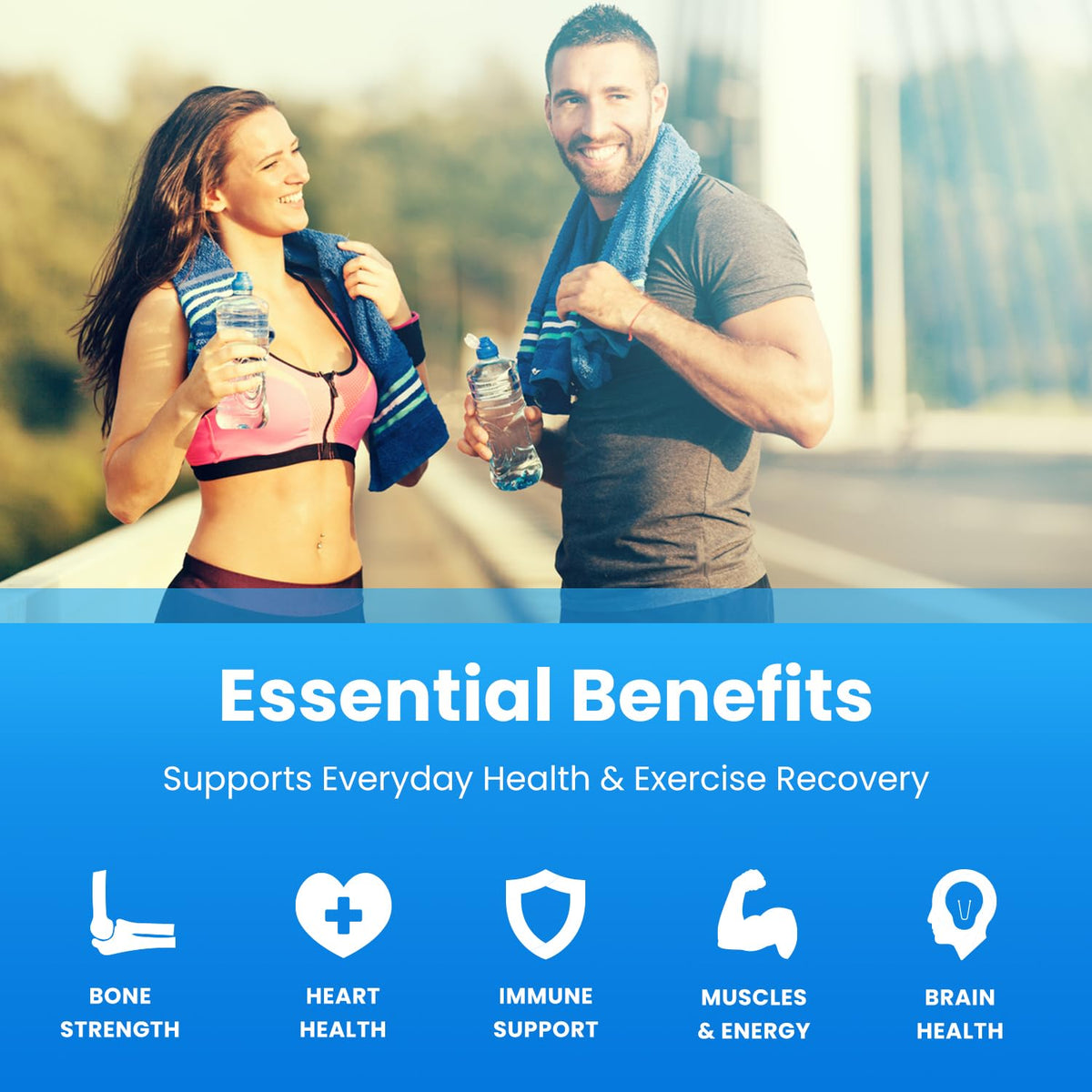 NutraChamps Magnesium Zinc & Vitamin D3 Supplement - Most Bioavailable Forms; Magnesium Glycinate, Malate, Citrate - Bone, Muscle & Heart Health, - FENGGESTORE20