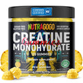 NUTRAGOGO NSF Certified Creatine Gummy - Creatine Monohydrate Gummies for Men & Women-5g of Creatine Monohydrate per Serving - Sugar Free,Vegan, Pineapple Electrolyte Chews, 135 Count - FENGGESTORE20